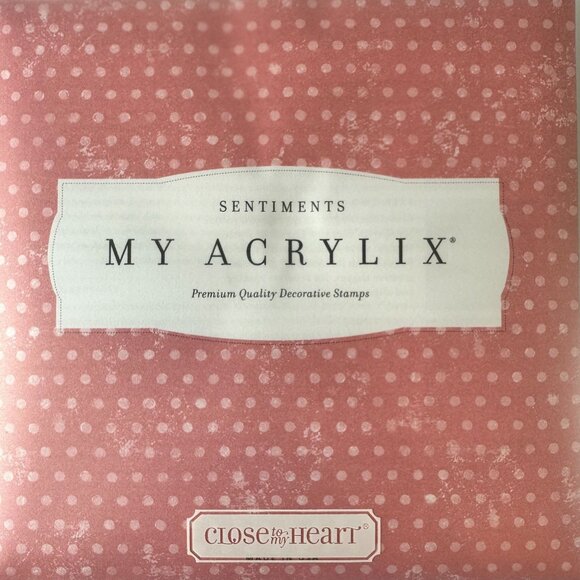 My Acrylix Sentiments Fleur De Lis Stamps d1495 - Picture 2 of 2